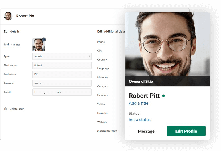 Slack profile