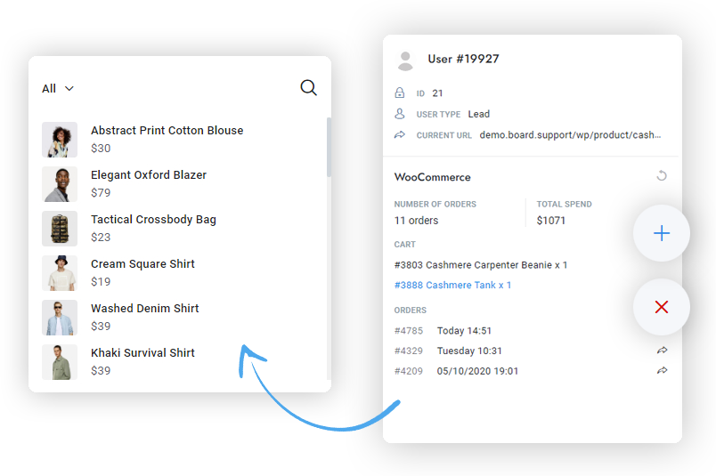 WooCommerce Cart Management